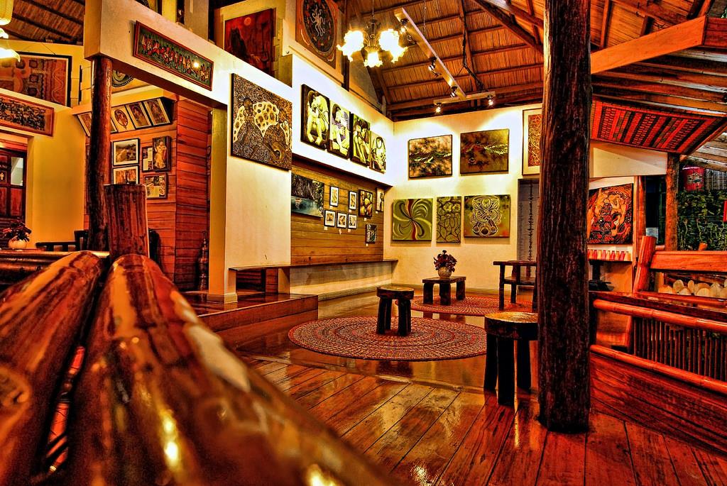 Kalui Restaurant interior ambiance, Puerto Princesa